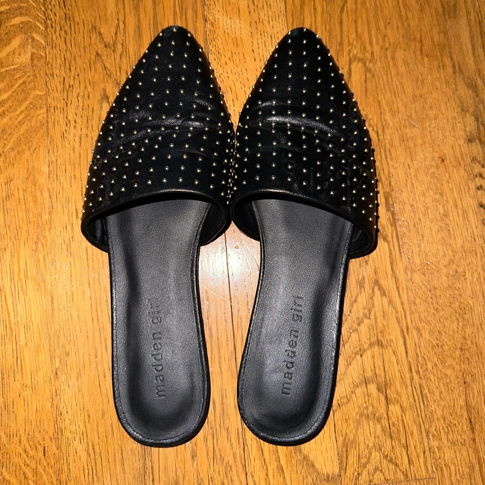 Madden Girl Studded Mules